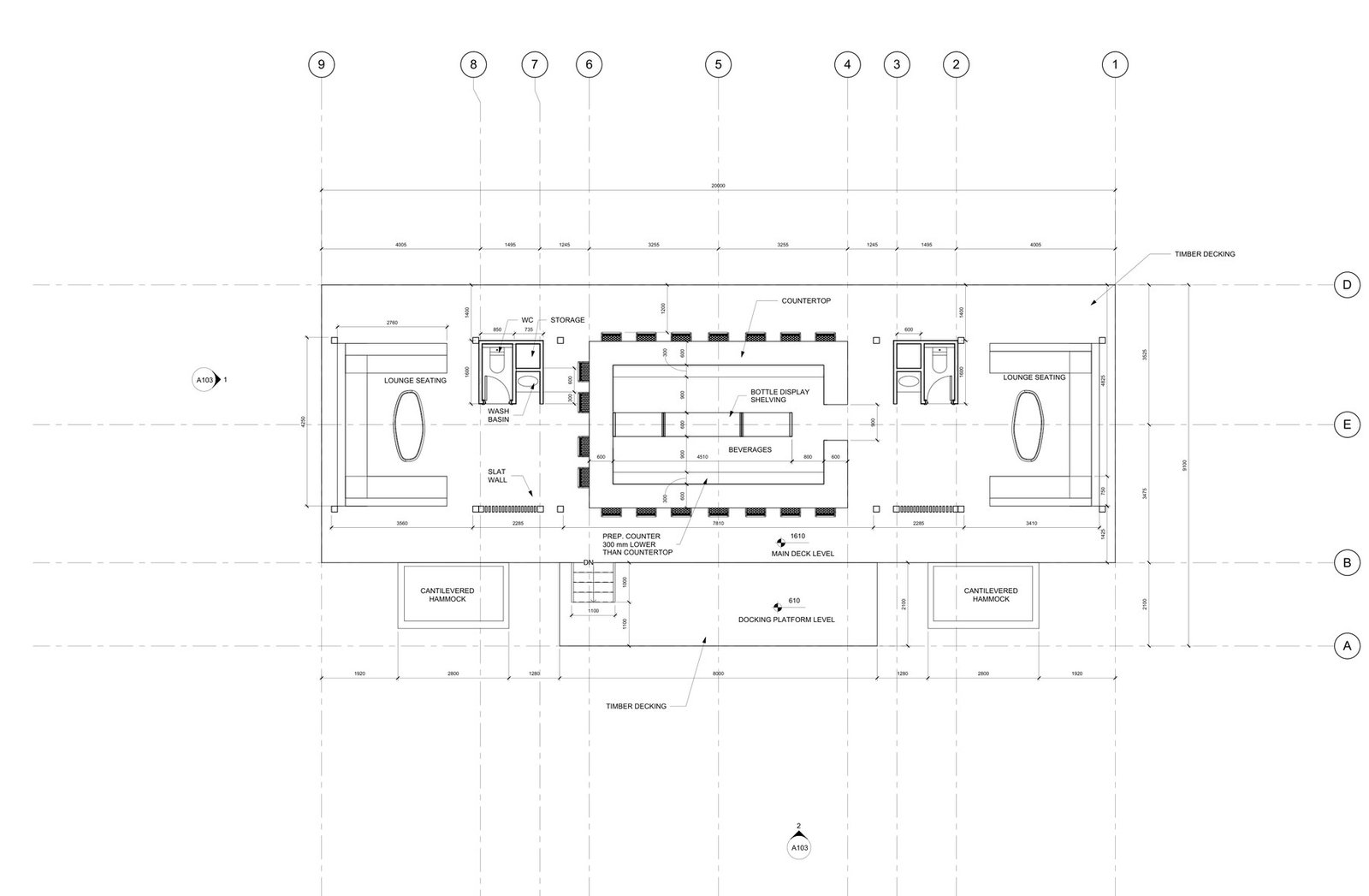 Main deck level plan